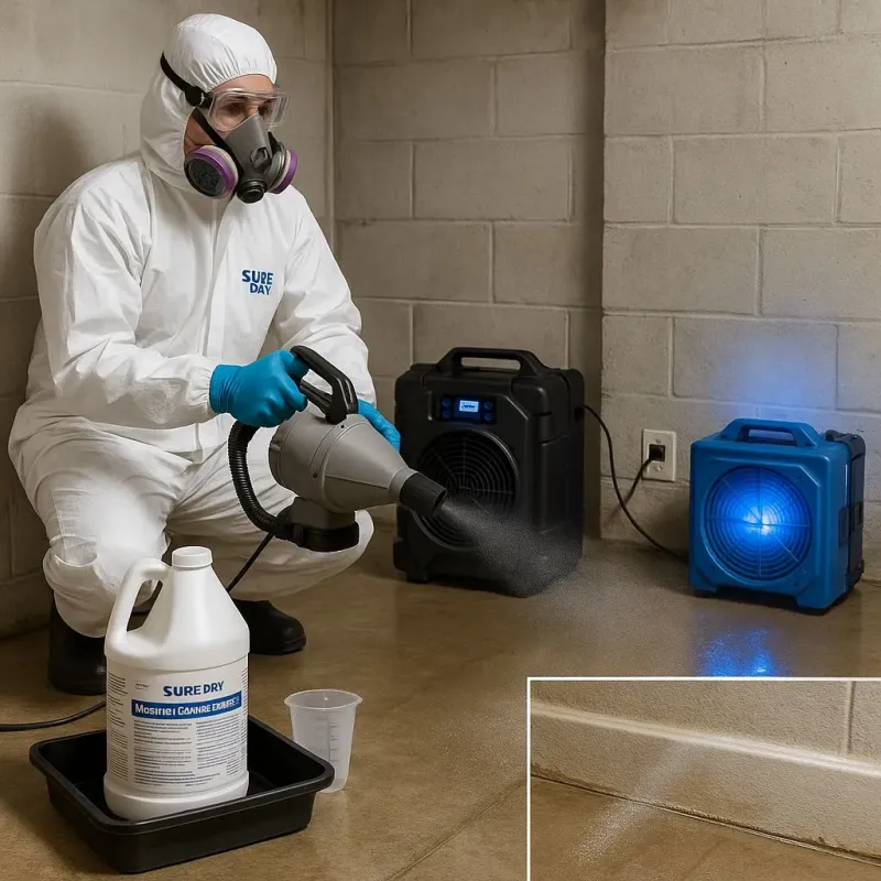 Sanitization and Odor Removal process in Bernardsville, NJ